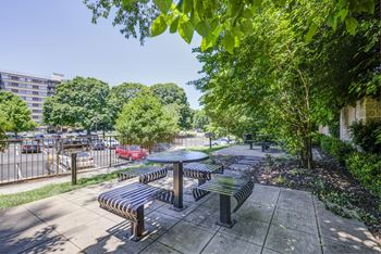 Outdoor bbq and picnic area